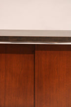 Detail view of bottom drawer alignment (noted as slightly stuck but functional)