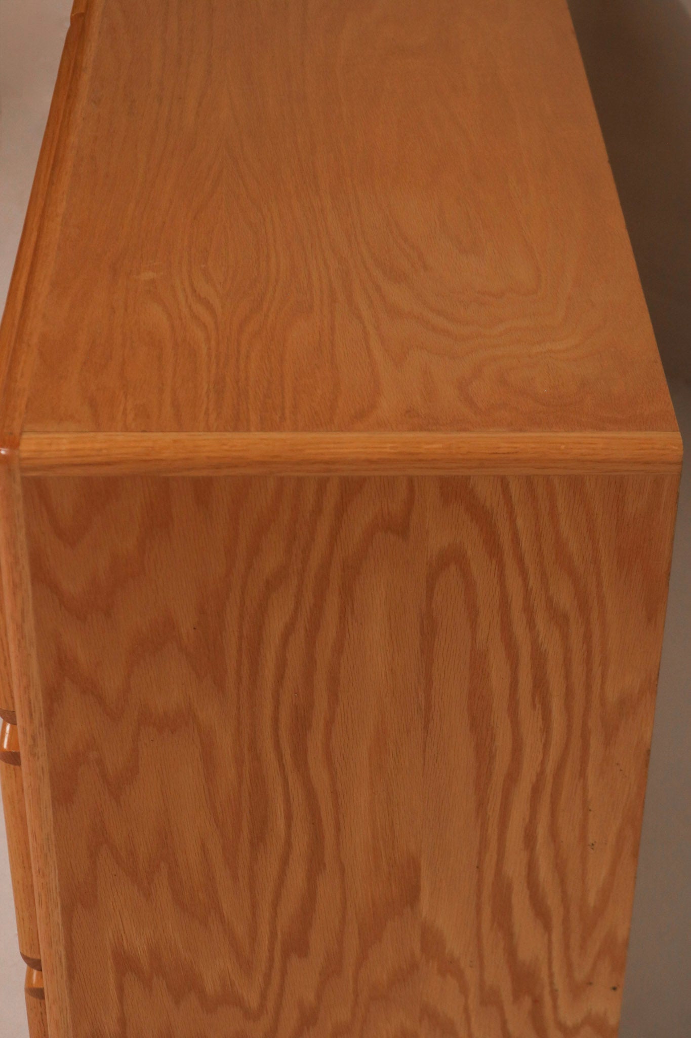 Bottom drawer open showing depth and sturdy bottom panel