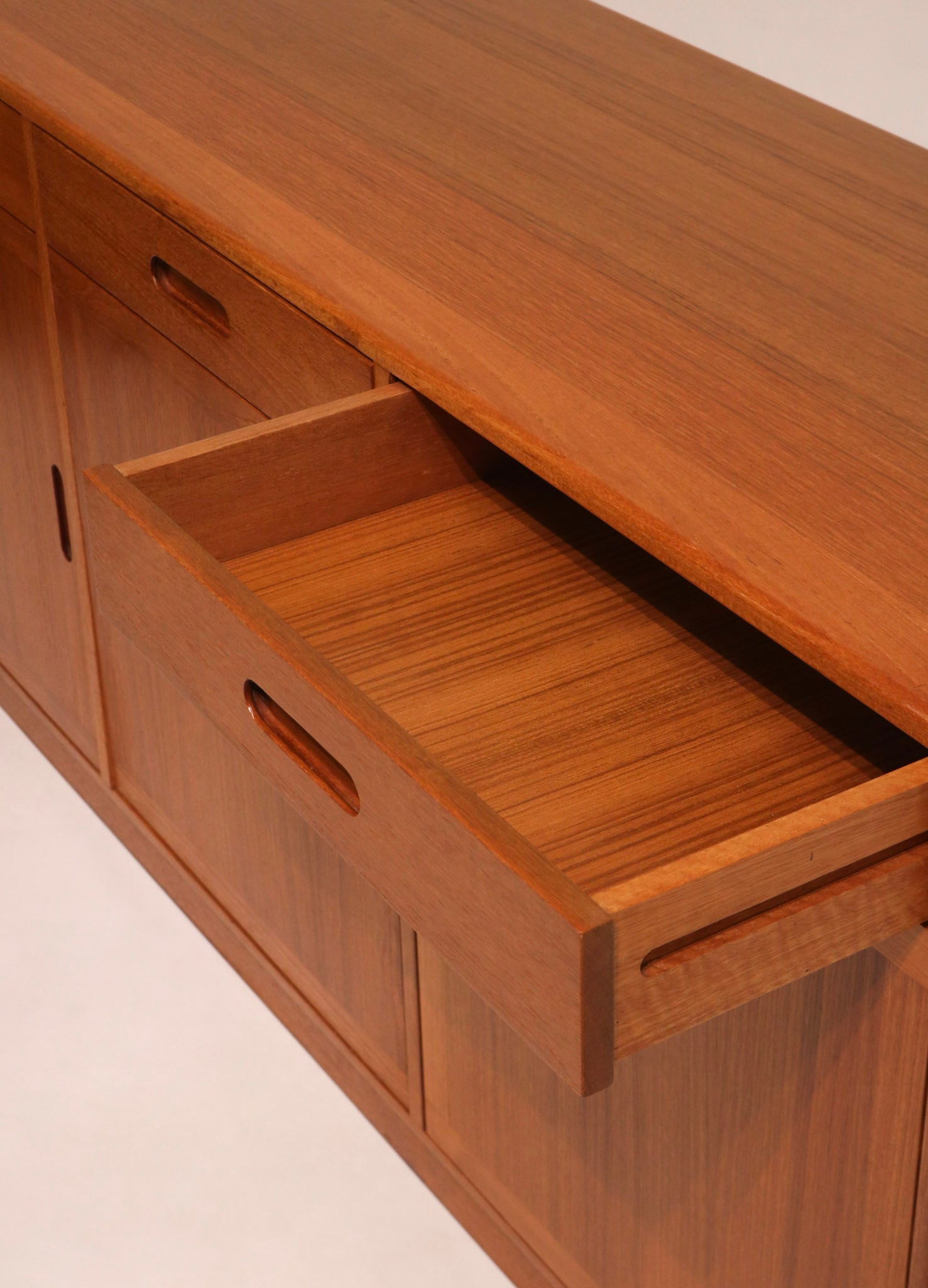 Close-up of corner joinery demonstrating high-quality craftsmanship