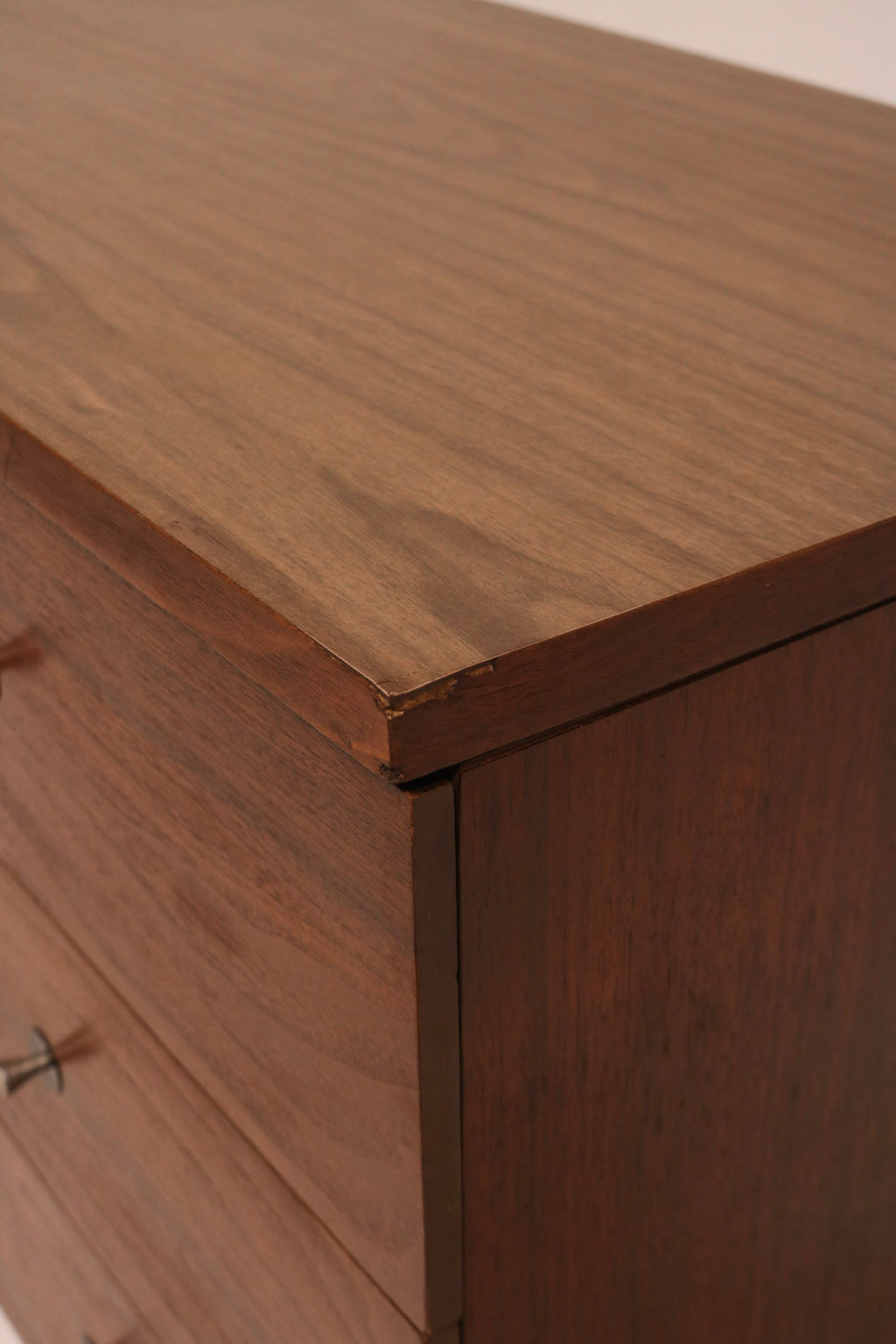 View from above showing balanced design and usable flat dresser top surface