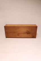 Close-up of oak wood texture showcasing warm finish and minor natural imperfections