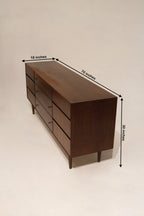 Stylish walnut drawer for NYC homes
