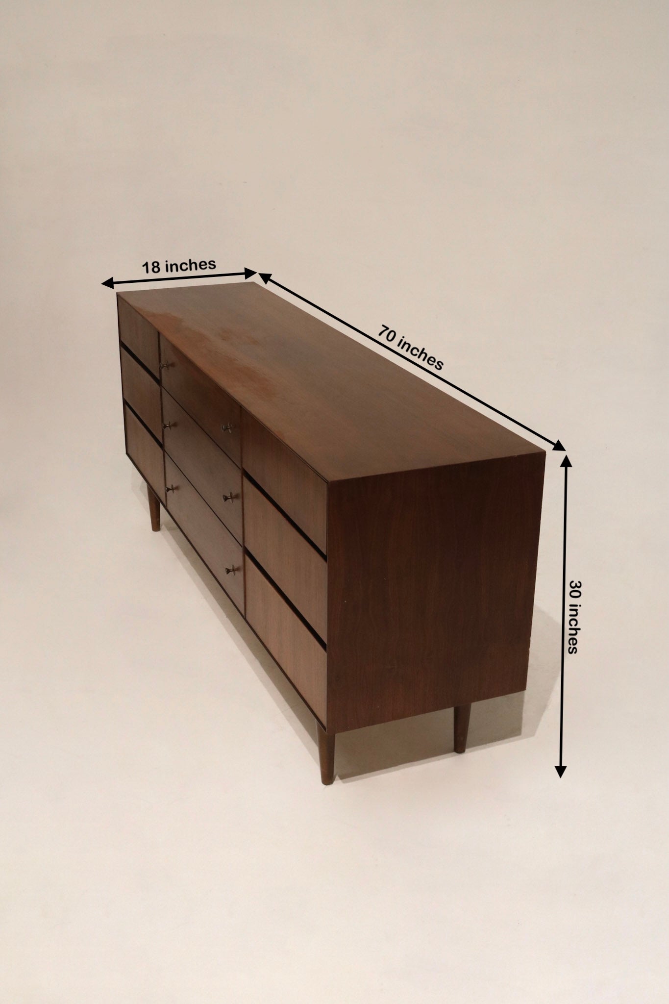 Stylish walnut drawer for NYC homes
