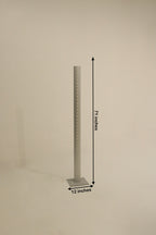 Brushed aluminum finish of Extensia Floor Lamp