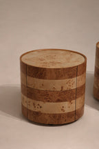 Perspective view showing storage capacity and craftsmanship of drawers and hardware