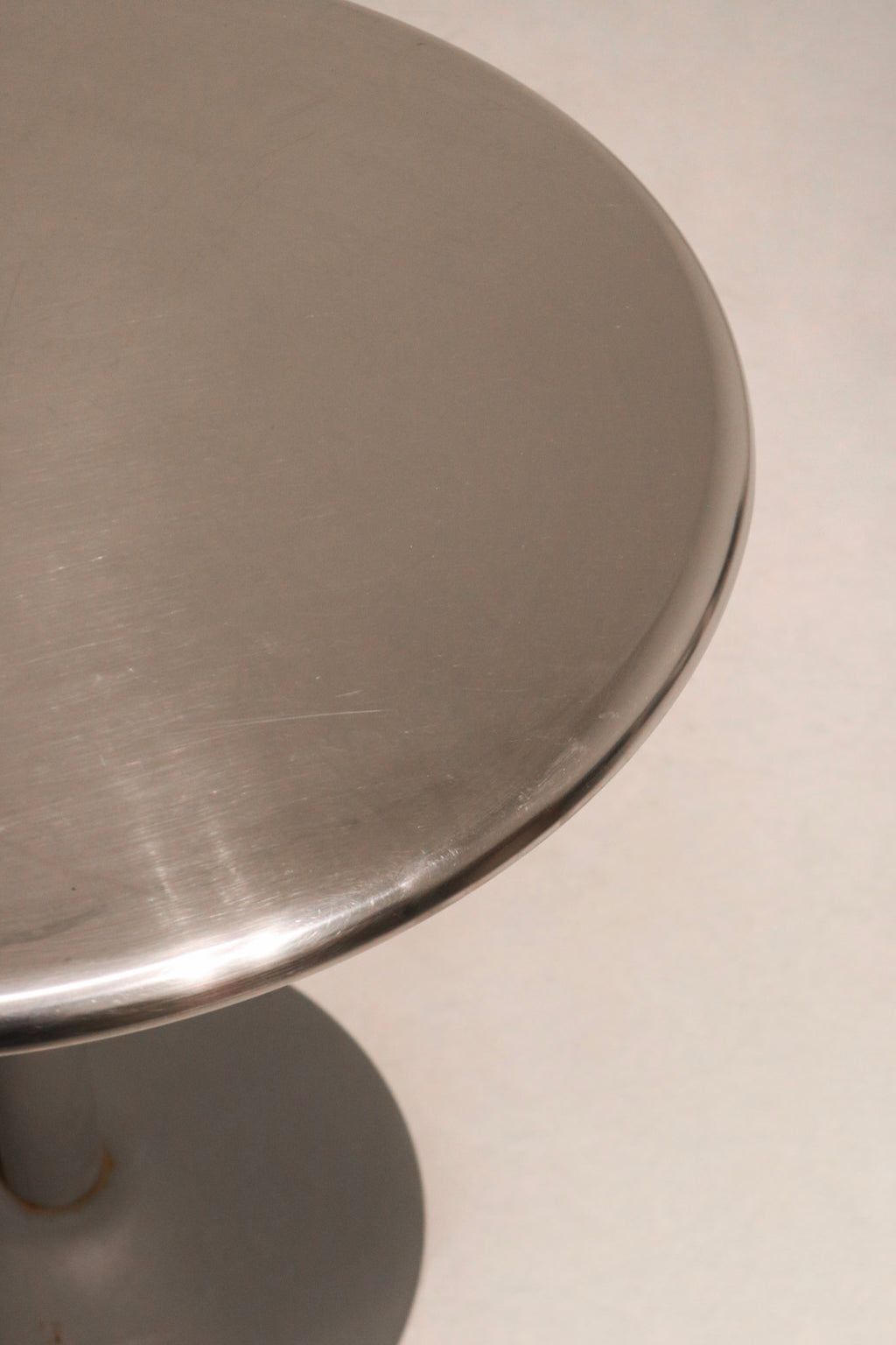 Angled shot showing uniform steel texture and industrial-style aesthetic