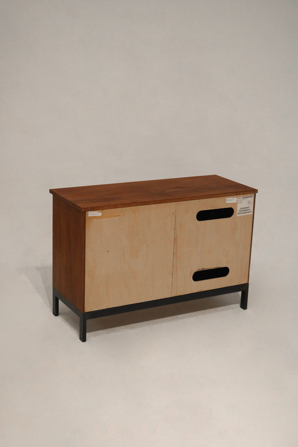 Macro shot of the walnut wood texture with visible natural grain