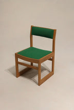 Vintage Jasper Chair with green tweed upholstery