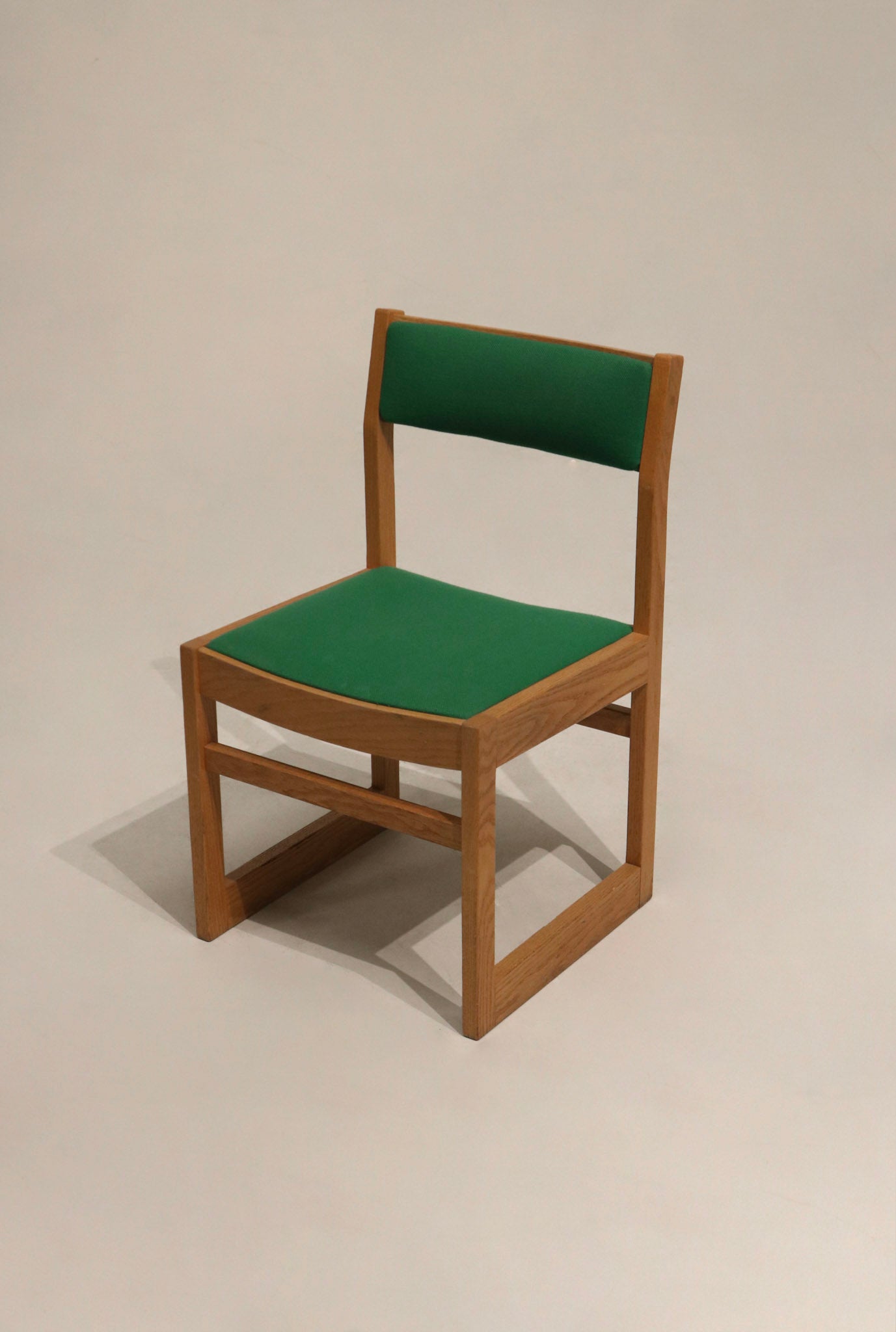 Vintage Jasper Chair with green tweed upholstery