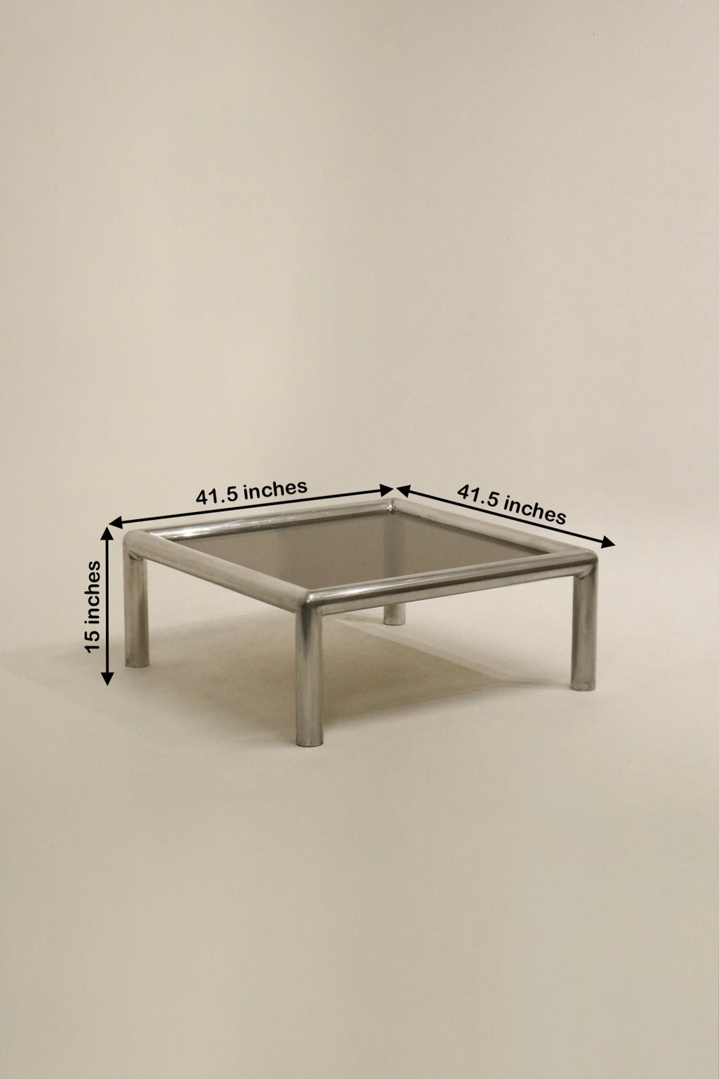 Elegant 1960s aluminum frame piece by John Mascheroni