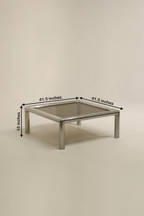 Elegant 1960s aluminum frame piece by John Mascheroni