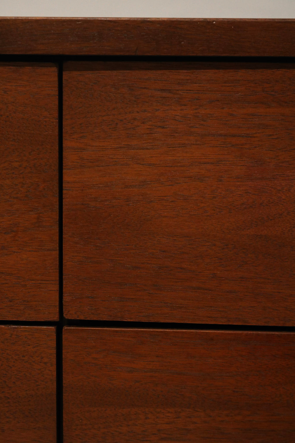 Close-up of drawer pulls and original hardware in great condition