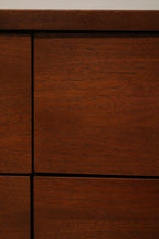 Close-up of drawer pulls and original hardware in great condition