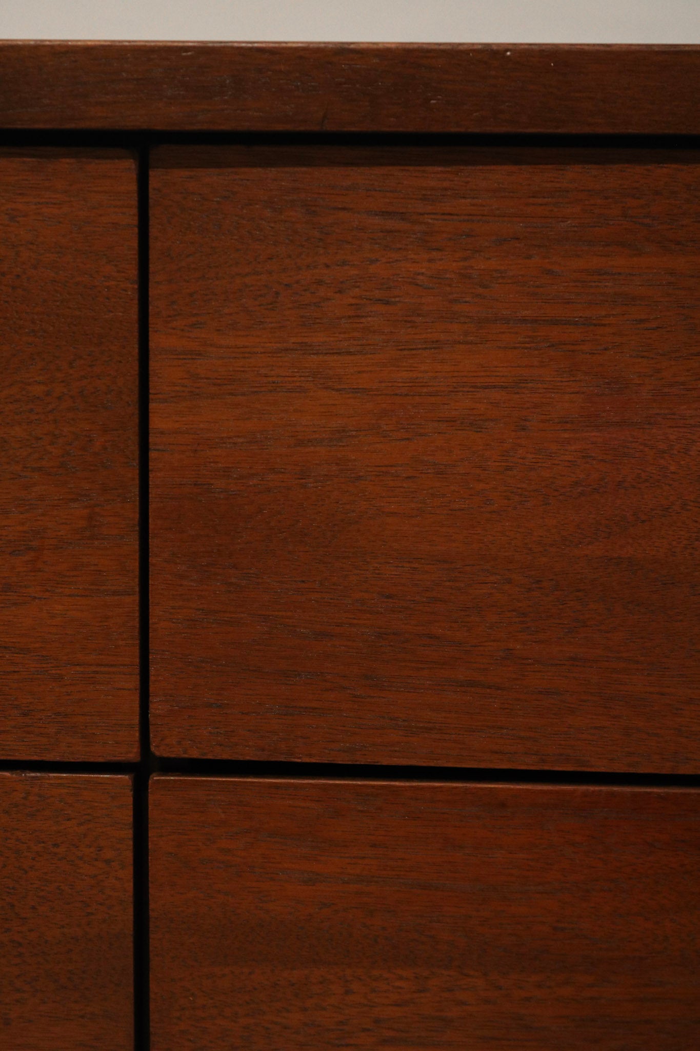 Close-up of drawer pulls and original hardware in great condition