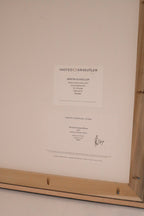 High-resolution view of the framed artwork highlighting photographic textures and sharp detail