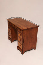 Desk dimensions shown: 44 inches long, 23 inches deep, and 31 inches high in solid maple wood