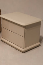 Close-up of corner edge showing minor nick in lacquer and overall craftsmanship