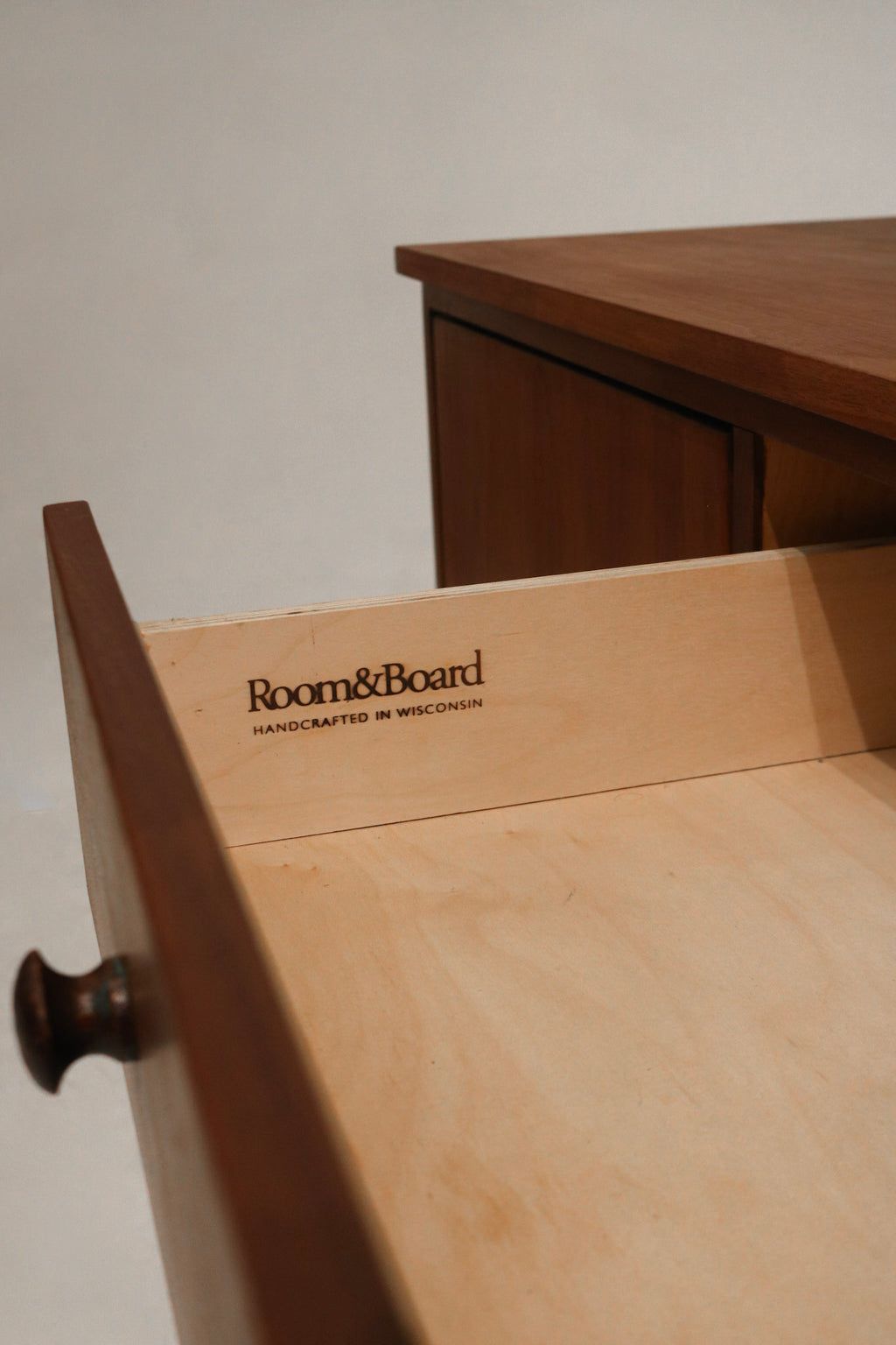 Interior drawer view showing storage depth and build quality