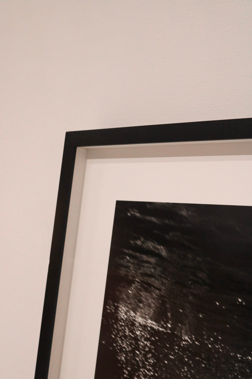 Reverse view showing sturdy wall-mounted hardware attached to the wood frame