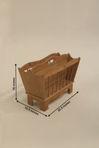 1960s Danish wooden magazine holder