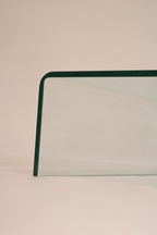 Shot of the glass table surface highlighting its smooth finish and high-quality clarity