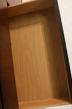 Top surface perspective with minor marks visible on walnut finish, overall like-new appearance and well-maintained vintage patina