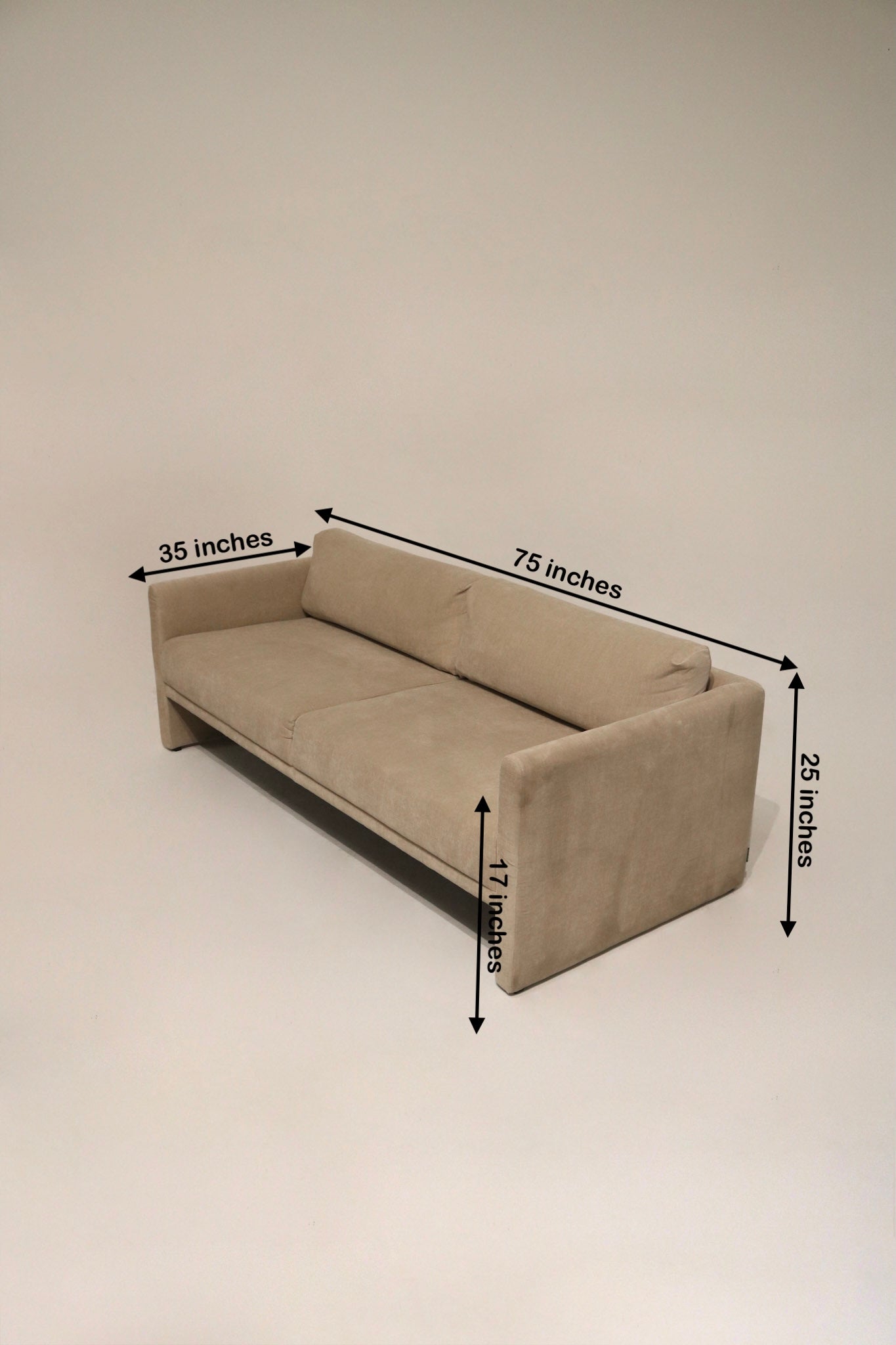 SofaCompany fabric sofa in excellent condition