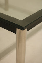 High-resolution image of glass surface reflecting light, highlighting the pristine condition