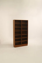 Vintage teak wood shelving unit from Hundevad