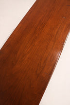 Drawers open view displaying interior space and smooth hardwood drawer slides