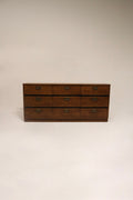 Solid walnut wood drawer with minor marks