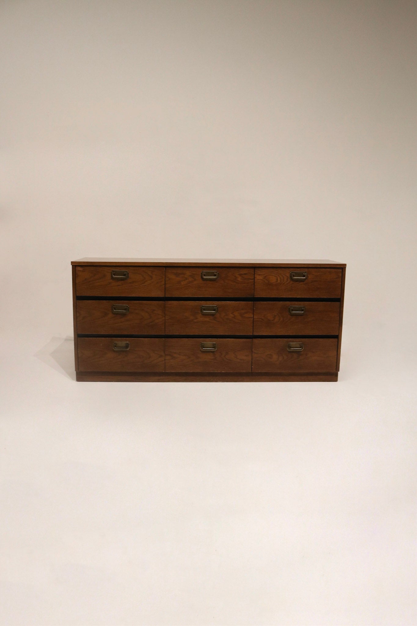 Solid walnut wood drawer with minor marks