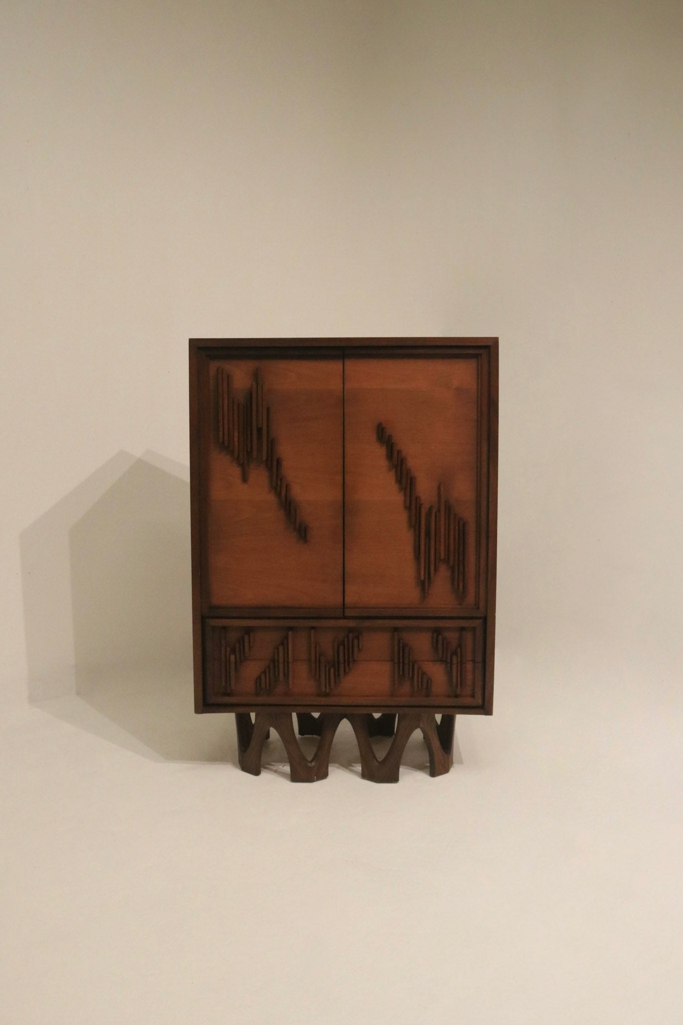 Nightstand with sturdy construction