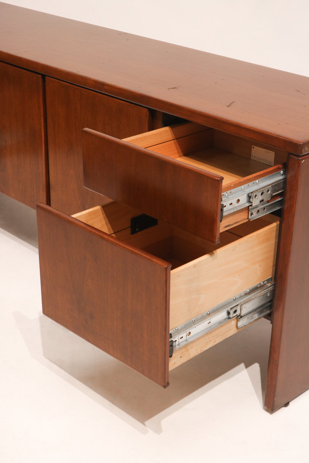 Top surface detailed shot showing finish texture and sturdy construction in wood