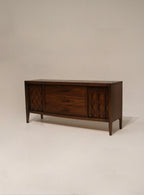 Full body storage made of walnut wood