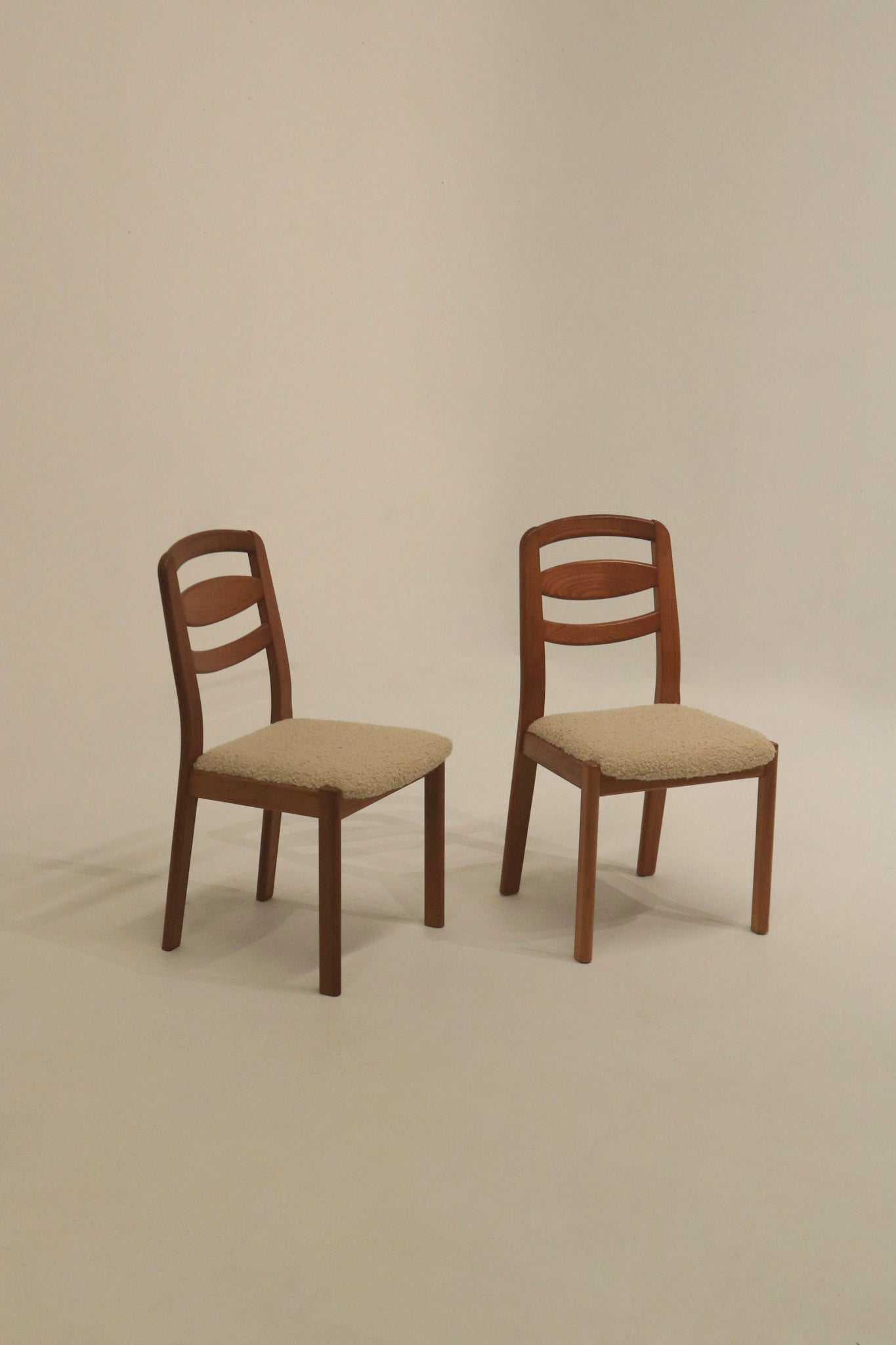 Vintage teak wood chairs from Denmark