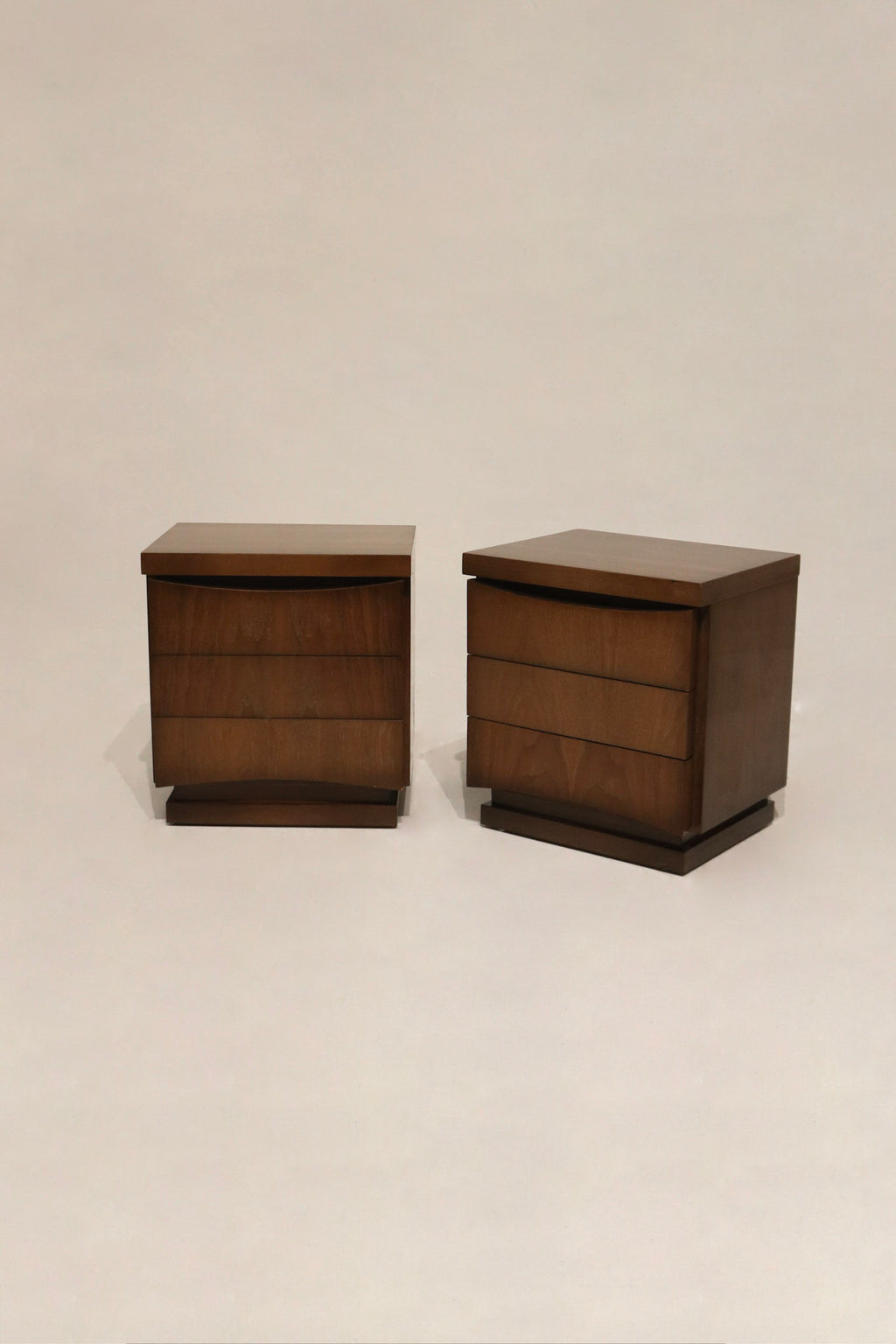 Solid walnut dresser by American of Martinsville