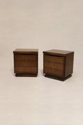 Solid walnut dresser by American of Martinsville