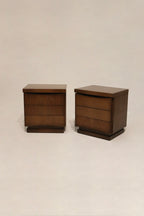 Solid walnut dresser by American of Martinsville