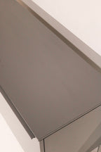 Full overhead view of Capellini TV cabinet highlighting spacious top surface