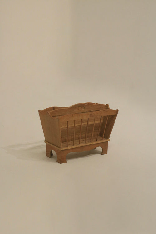 Vintage Scandinavian oak rack