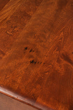 Close-up of drawer joints illustrating dovetail craftsmanship in solid wood