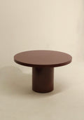 Vintage high-density particleboard table with lacquer finish