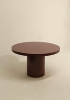 Vintage high-density particleboard table with lacquer finish