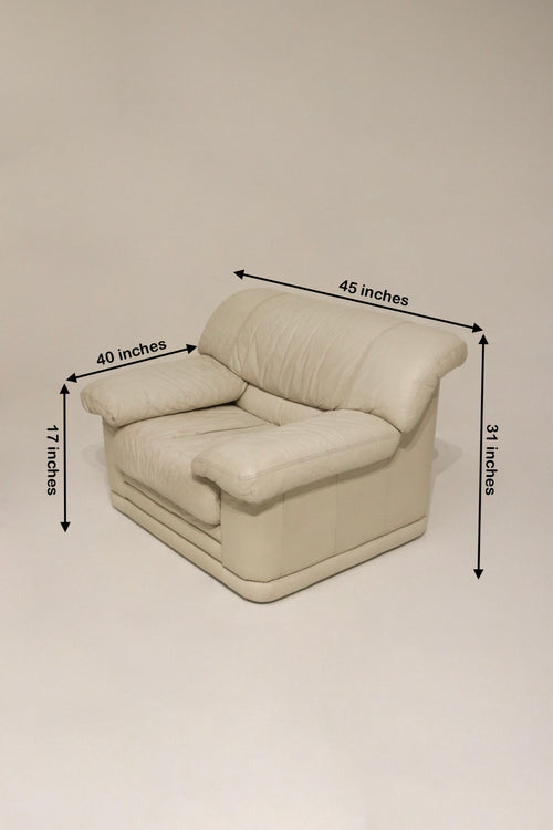 Heavy-duty leather chair for home decor