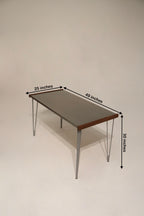Stylish unmarked table in good condition for NYC homes
