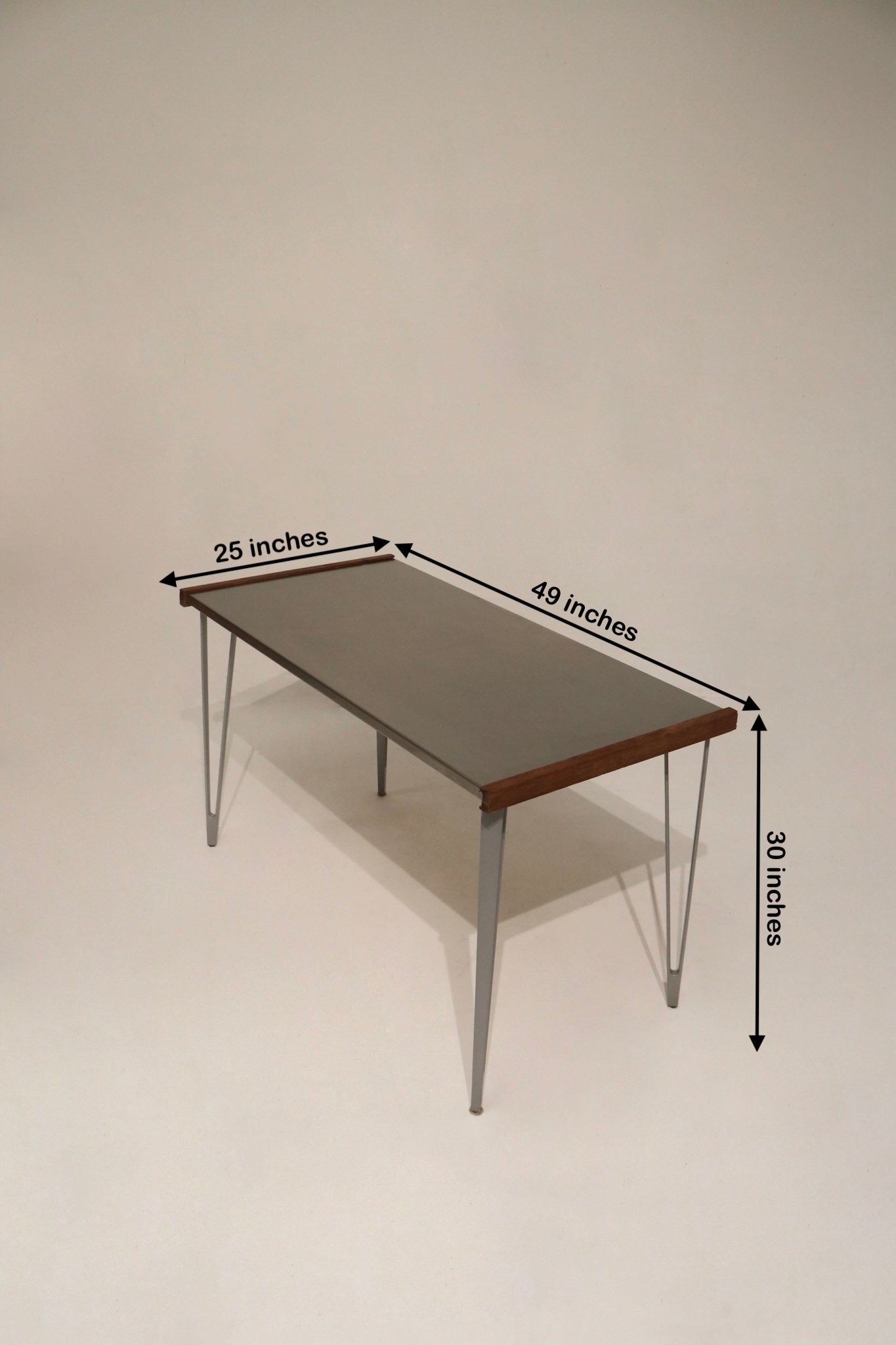 Stylish unmarked table in good condition for NYC homes