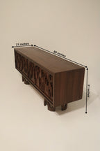 Sturdy Canadian-made table with wear details