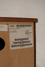 View showcasing side profile of cabinet’s clean lines and build