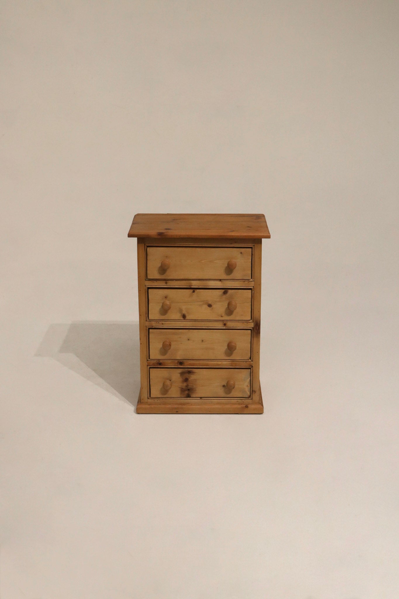 Vintage solid pine nightstand